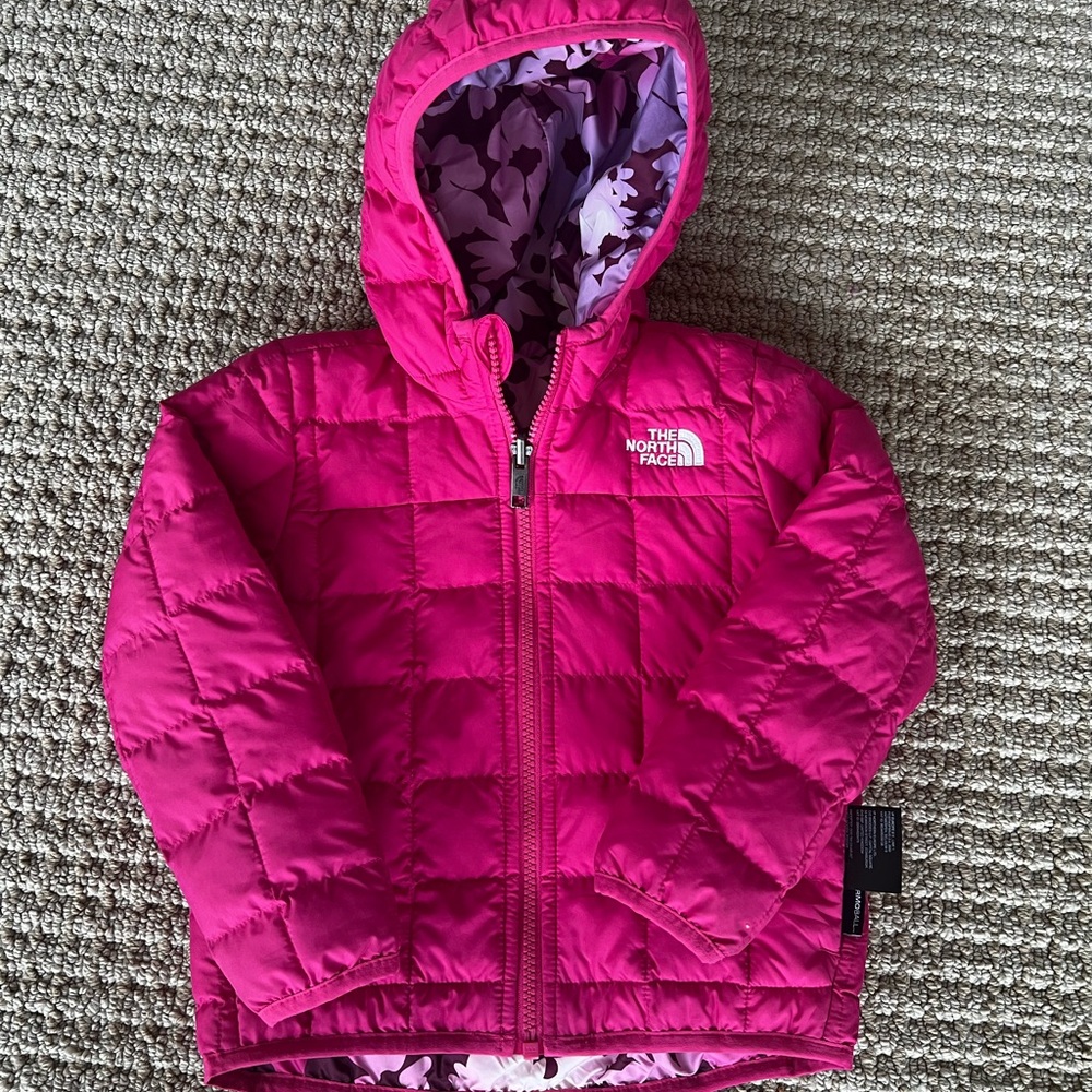 North Face Reversible Thermoball Hooded Jacket Size 3(T)